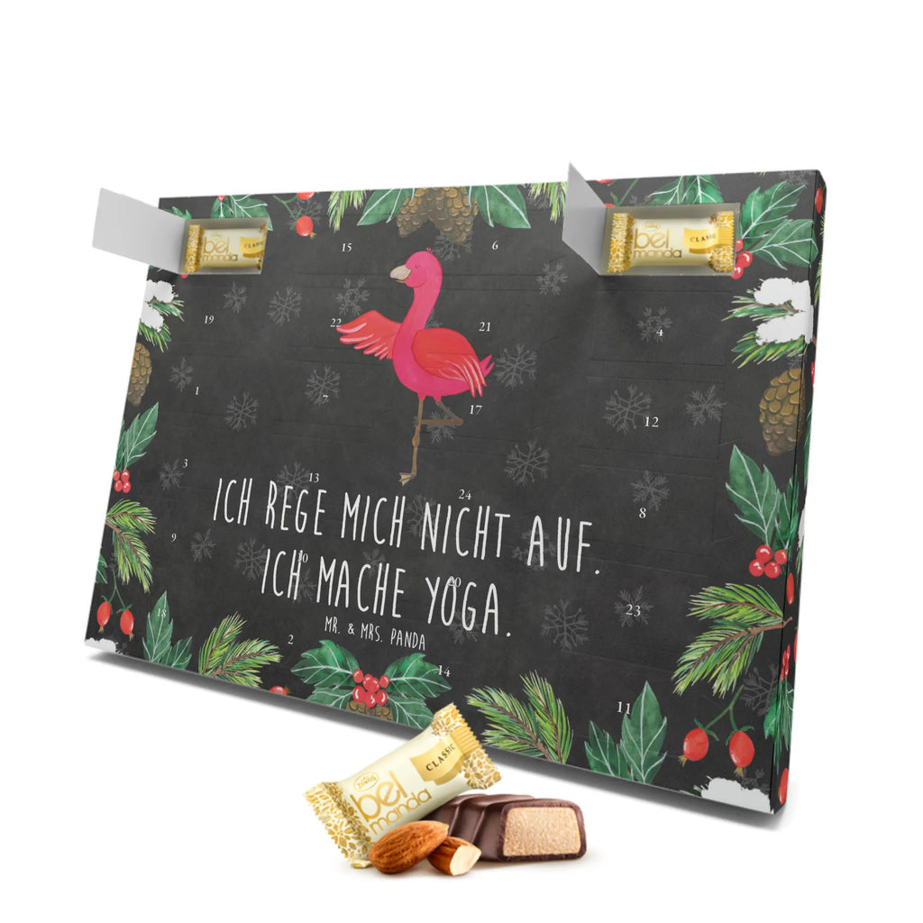Marzipan Adventskalender Flamingo Yoga Marzipan Adventskalender, Flamingo, Ärger, Vogel, Namaste, Aufregen, Yoga, Tiefenentspannung, Achtsamkeit, Yoga-Übung, Entspannung