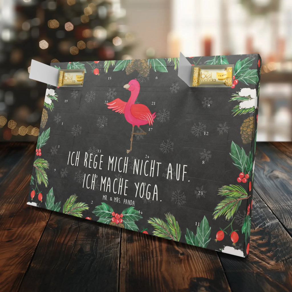 Marzipan Adventskalender Flamingo Yoga Marzipan Adventskalender, Flamingo, Ärger, Vogel, Namaste, Aufregen, Yoga, Tiefenentspannung, Achtsamkeit, Yoga-Übung, Entspannung