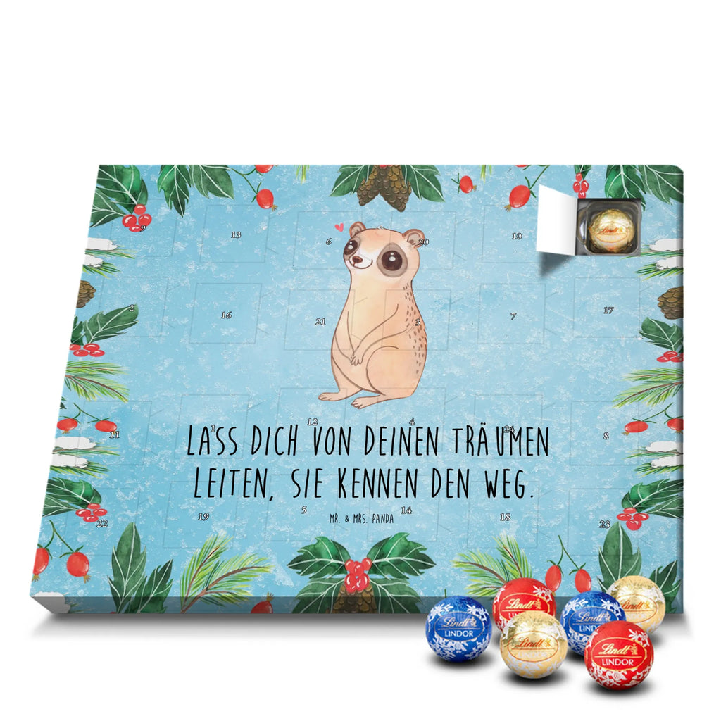Chocolate advent calendar Slow loris Happy gift ideas, gifts, small animals, good mood, cute, funny sayings, cute animal motives, hand drawn, special gifts, card, animal lover