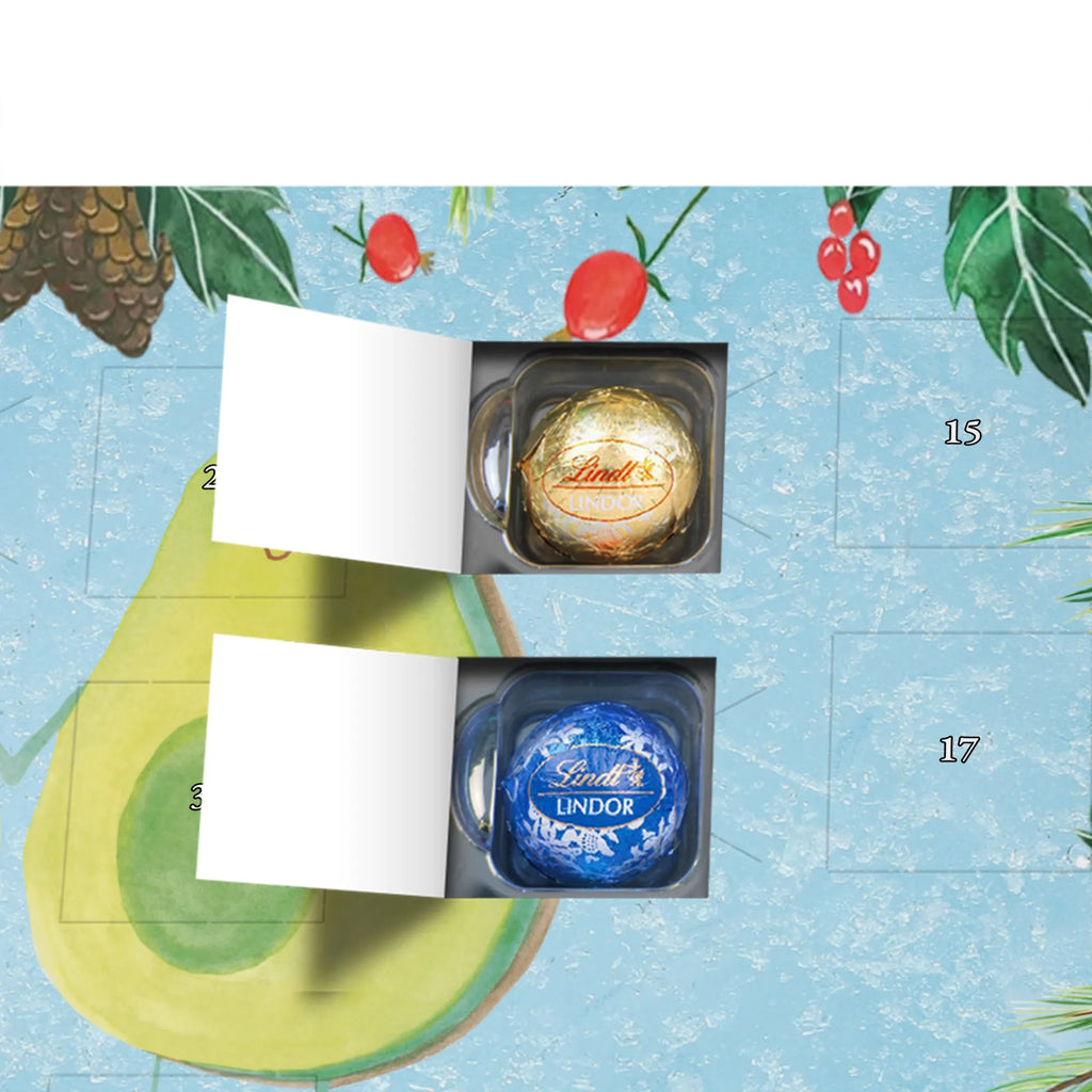 Chocolate advent calendar avocado pair vegetables, wedding, birth, children, pregnancy
