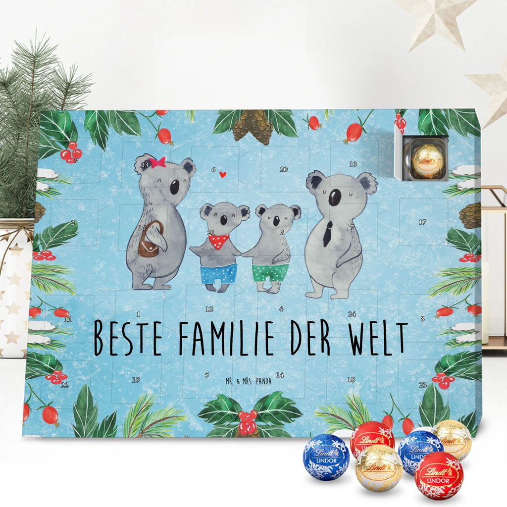 Chocolate advent calendar Koala family with two kids Father's Day, Mother's Day, family life, best family, koala bear, koala family, family time, favourite family