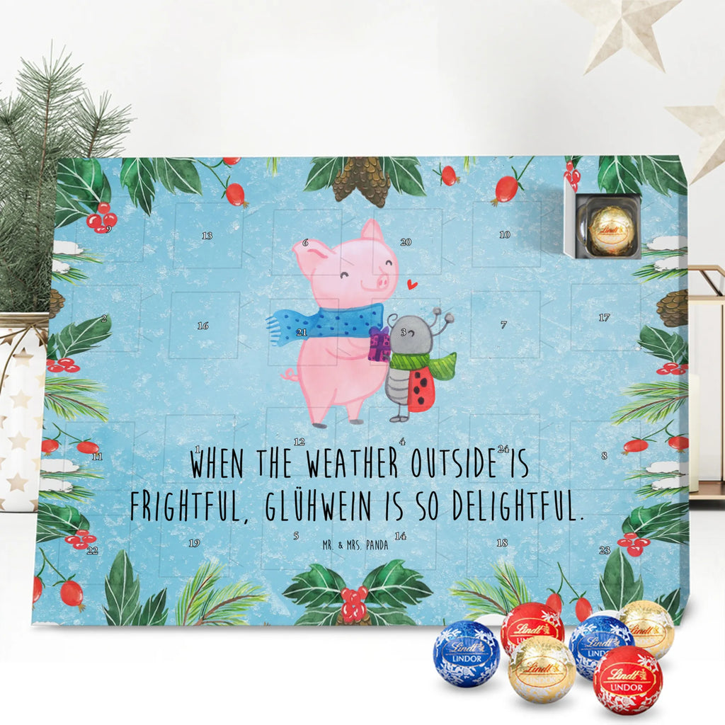 Chocolate advent calendar Glow Pig Snuggle snow, Christmas time