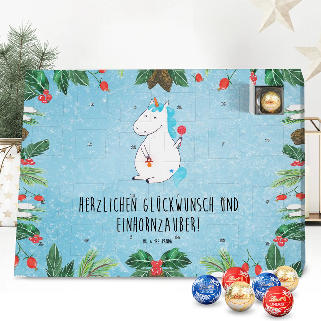 Chocolate advent calendar unicorn infant mother, offspring, first child, baby happiness, birthday, birth present, parents, birth gift, birth