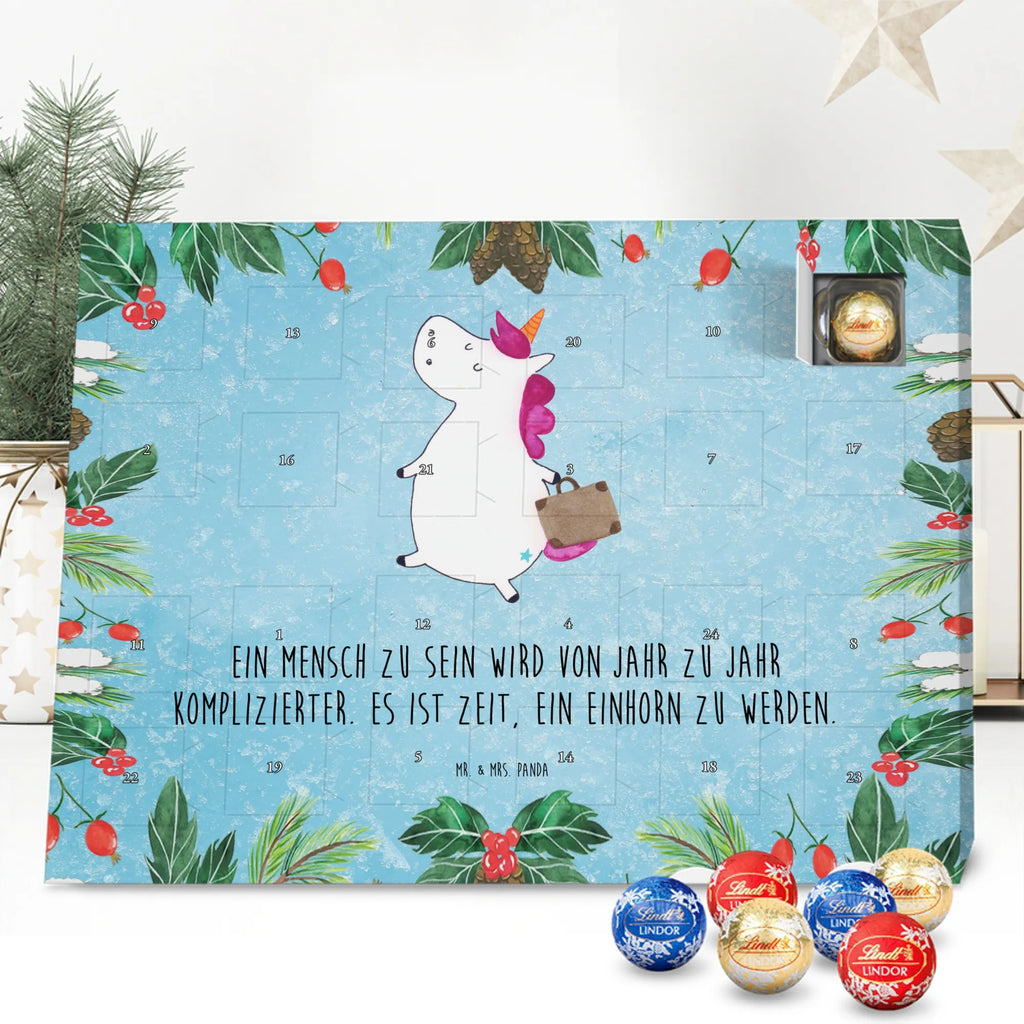 Chocolate advent calendar unicorn Suitcase travel, adventure, suitcase, holiday present, luggage, traveler gift