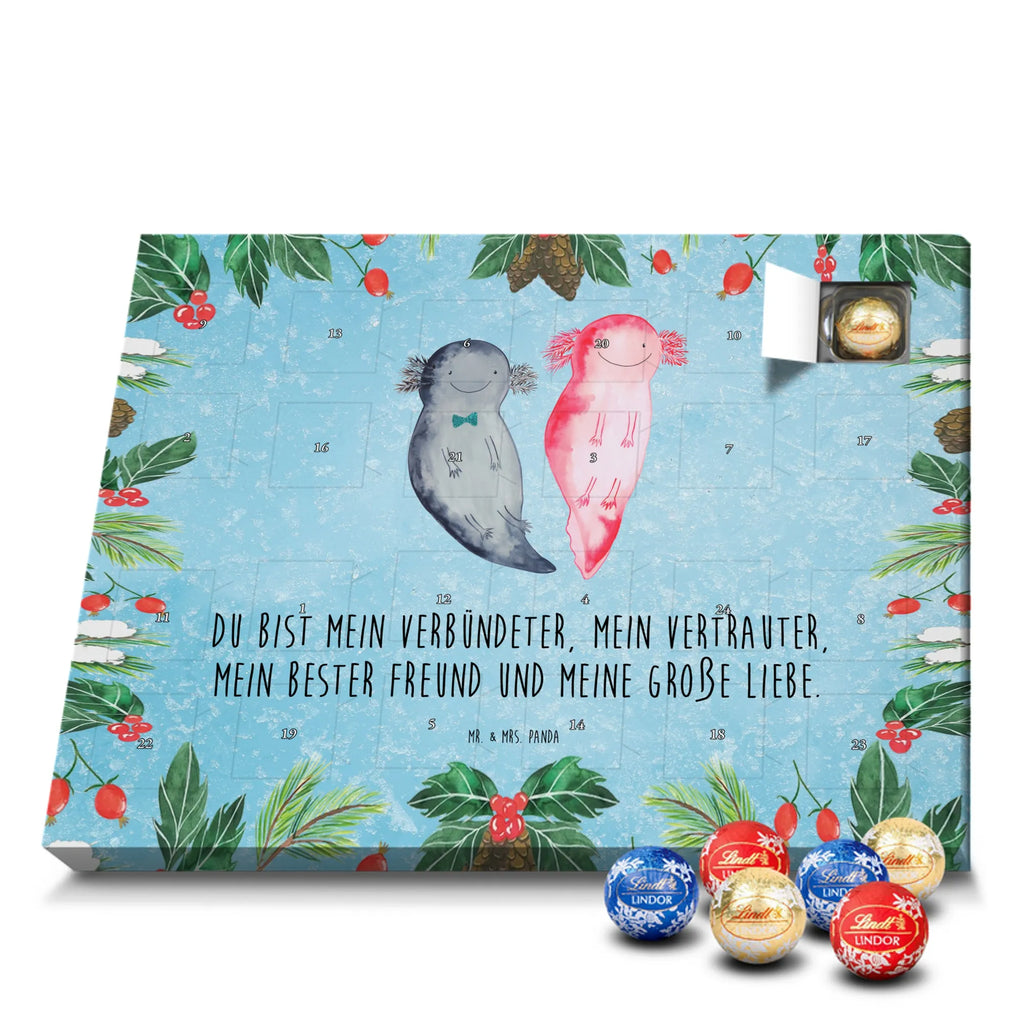 Chocolate advent calendar axolotl Girlfriend Mexican walking fish, Axelotl, marine animals, salamander, amphibian, husband, valentine's day, great love, friend, tail, fiancé, anniversary, proof of love