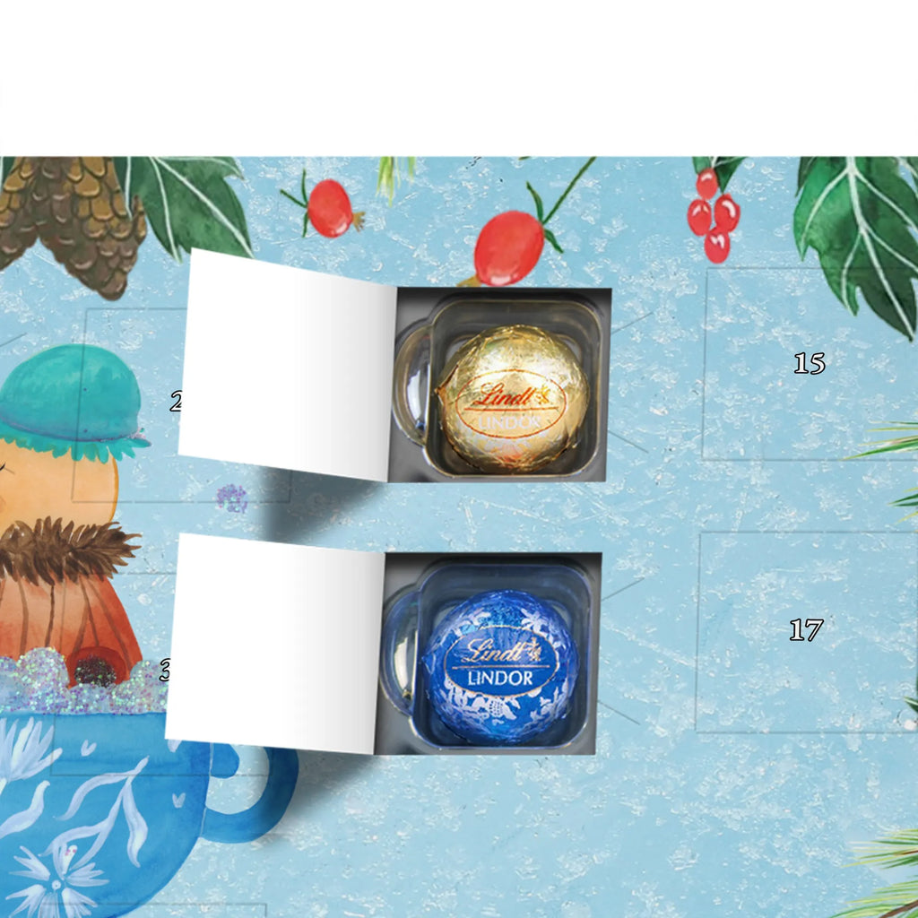 Chocolate advent calendar Moth foam bath gift ideas, gifts, small animals, good mood, cute, funny sayings, cute animal motives, hand drawn, special gifts, card, animal lover, Moth, dreaming, goals, bathroom decoration, dreamy, bathing, bath, bathroom, time management, bubble bath, cup