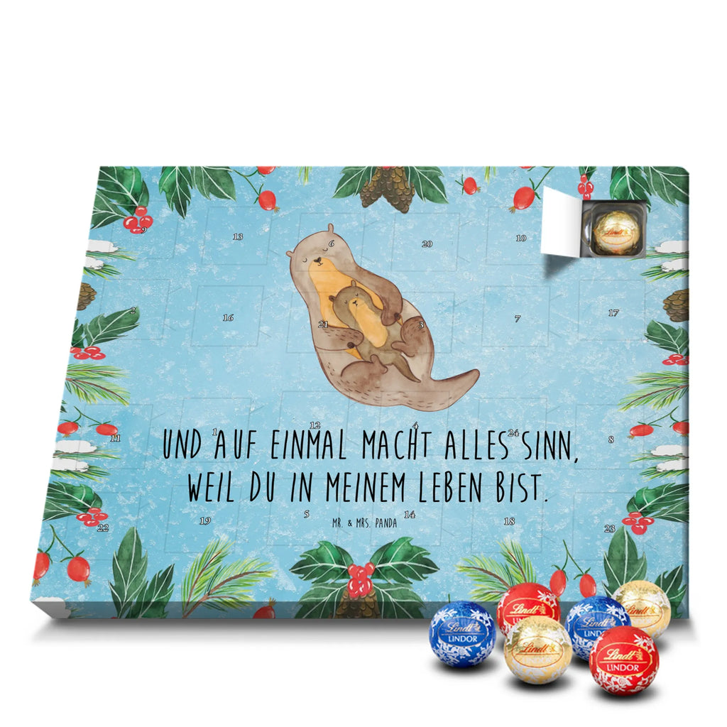 Chocolate advent calendar otter child mammal, predator, gifts for people in love, gift ideas for animal lovers, animal, aquatic animal, marten, otter gifts, water mammal, water, water animal, sea otter, animal lover, European otter, baby otter, Otter Sea Otter Lake Otter