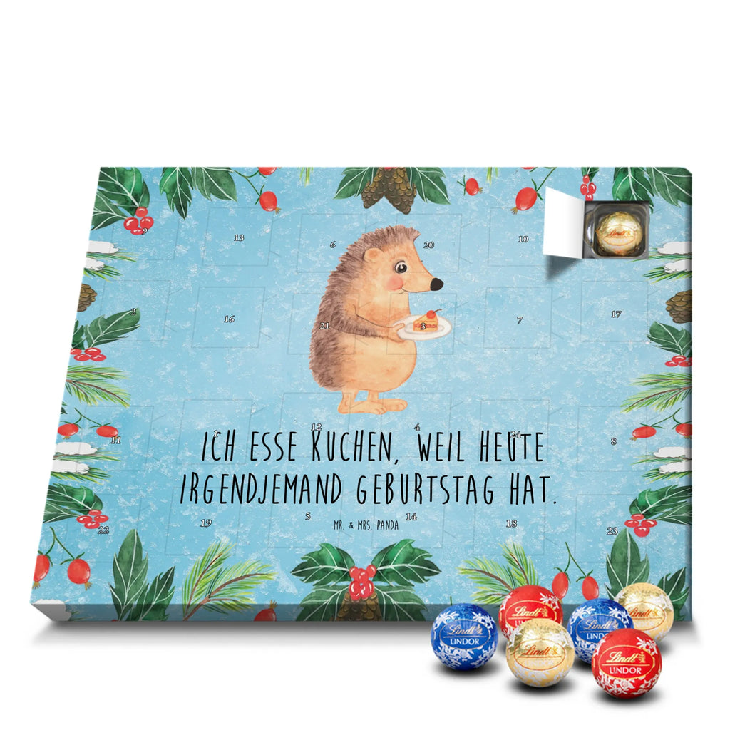 Chocolate advent calendar Hedgehog piece of cake gift ideas, gifts, small animals, good mood, cute, funny sayings, cute animal motives, hand drawn, special gifts, card, animal lover, birthday cake, invitation party, bake cake, food saying, baking gift, cake
