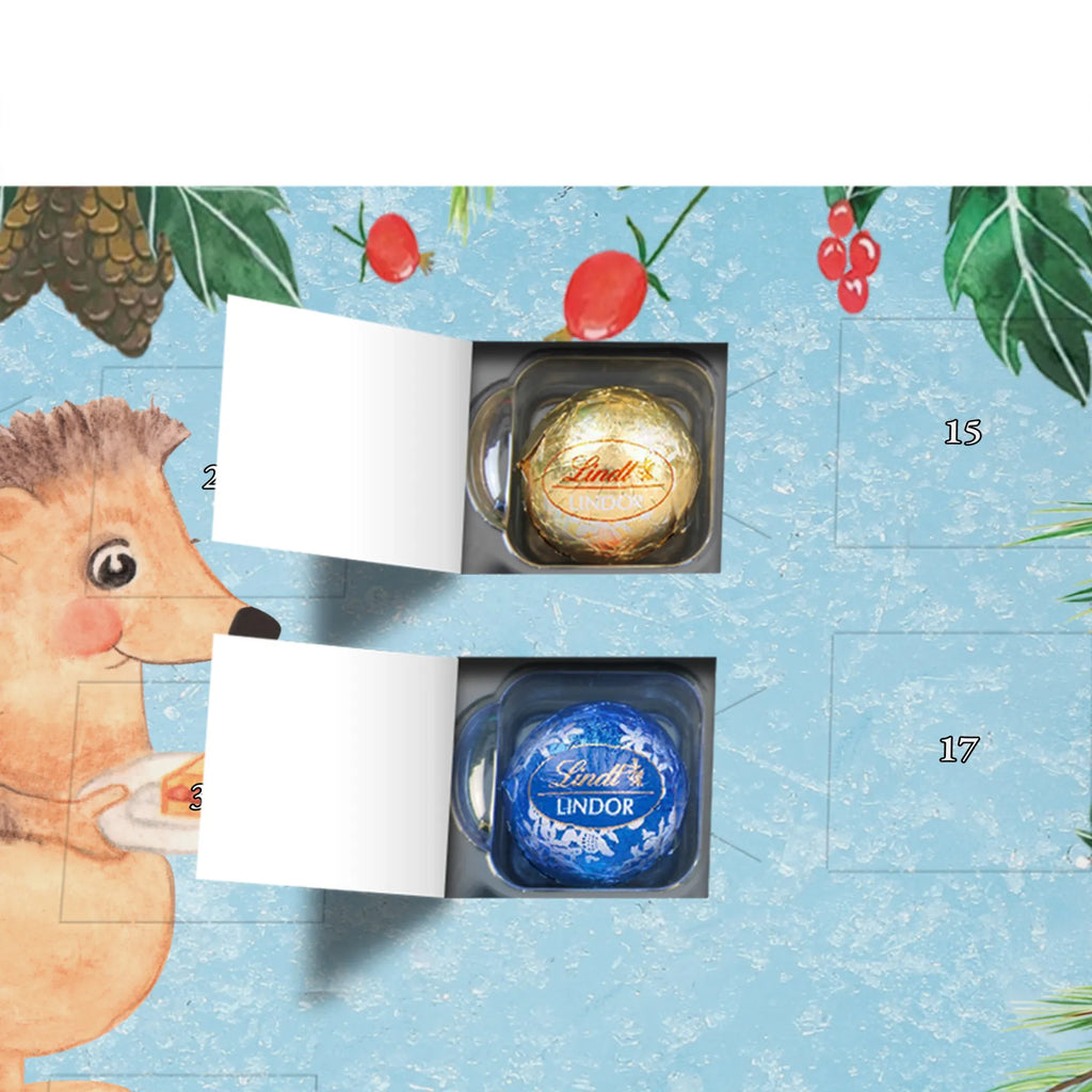 Chocolate advent calendar Hedgehog piece of cake gift ideas, gifts, small animals, good mood, cute, funny sayings, cute animal motives, hand drawn, special gifts, card, animal lover, birthday cake, invitation party, bake cake, food saying, baking gift, cake