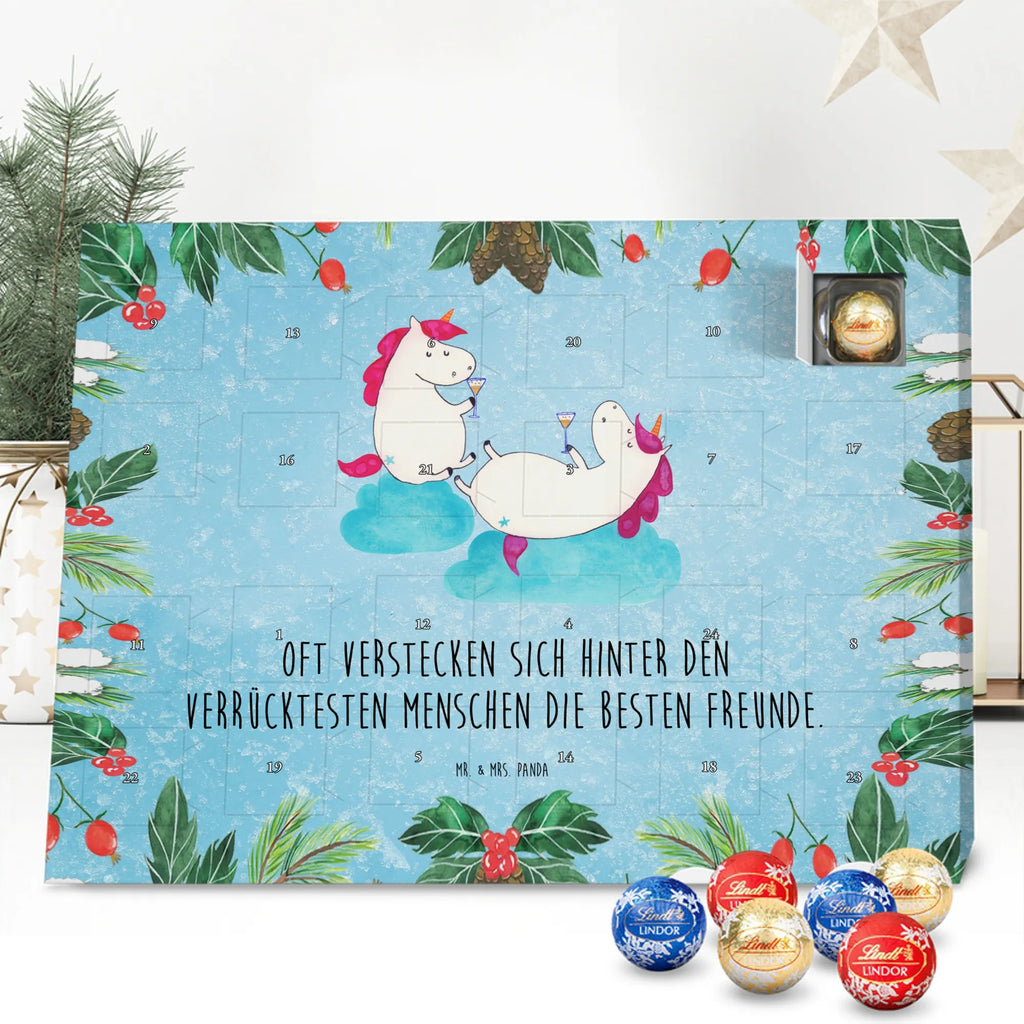 Chocolate advent calendar unicorn sparkling wine Best, Girlfriend, Girls' night, Fun, Girlfriends, Cork, Champagne