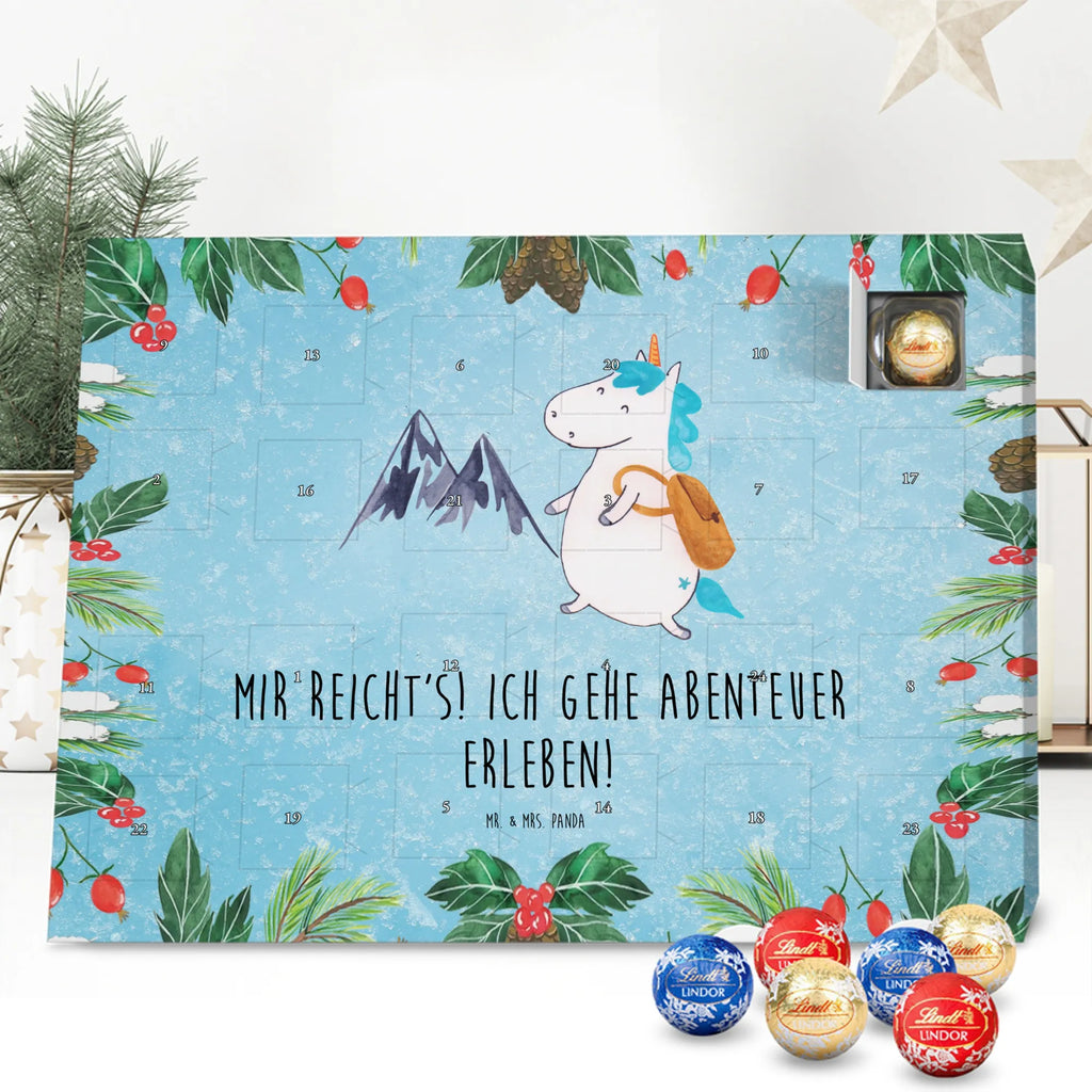 Chocolate advent calendar unicorn climber adventurer, travel, mountaineer, vacation, world traveler, adventure, mountains, world trip, explorer