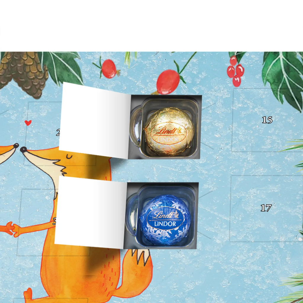 Chocolate advent calendar foxes Love forest wildlife, clever as a fox, foxes, animal lover, fiancée, proof of love, marriage, wife, lovers, husband, boyfriend, couple, girlfriend