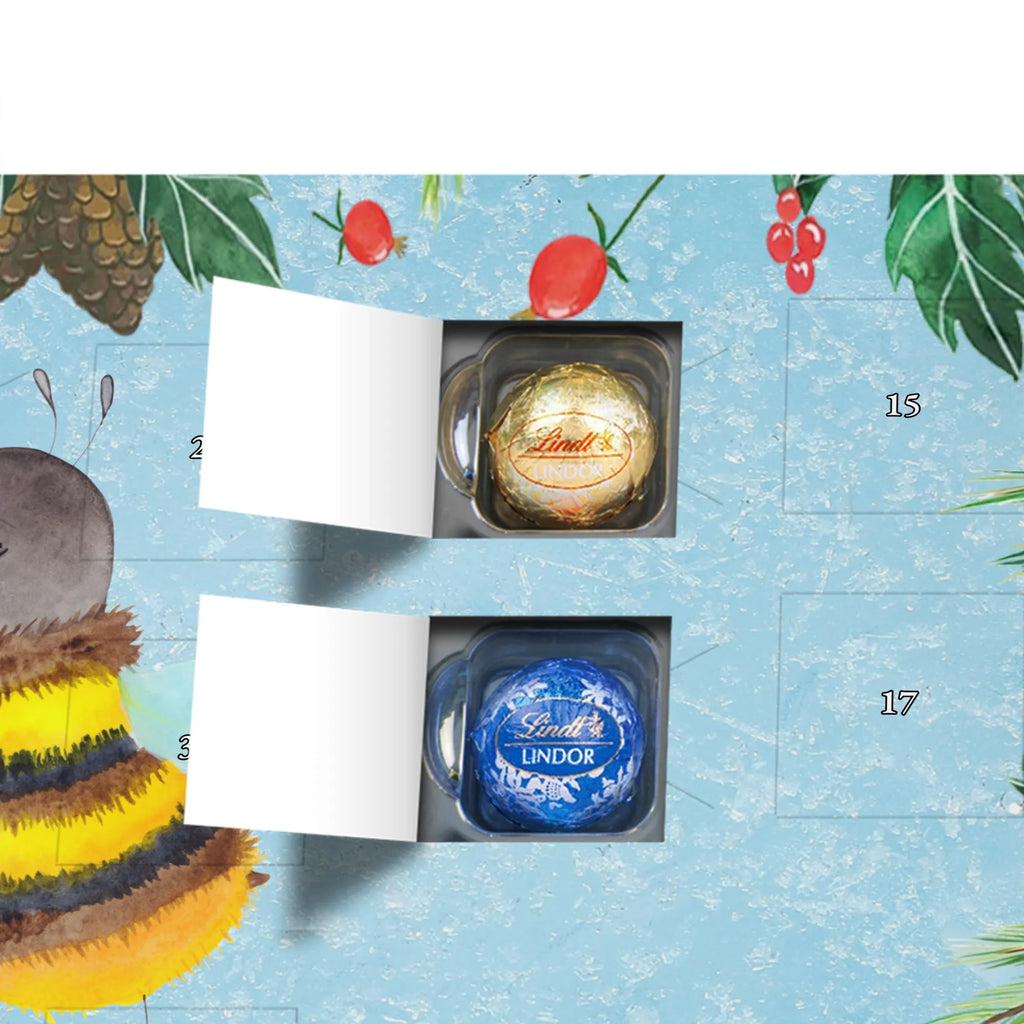 Chocolate advent calendar bumblebee fluffy gift ideas, gifts, small animals, good mood, cute, funny sayings, cute animal motives, hand drawn, special gifts, card, animal lover, Fluffy, Bumblebee, Nature, Flower
