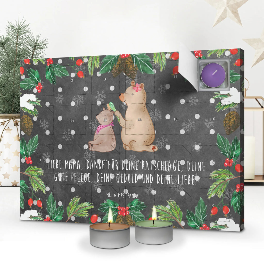 Scented candle advent calendar bear child Father's Day, Mother's Day, Gift