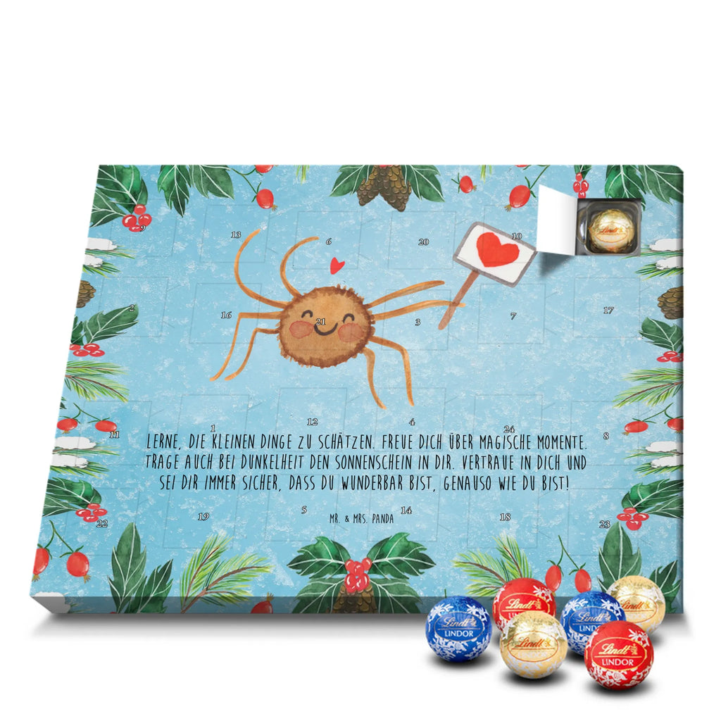 Chocolate advent calendar Spider Agatha Motivation Spider, Spider Agathe