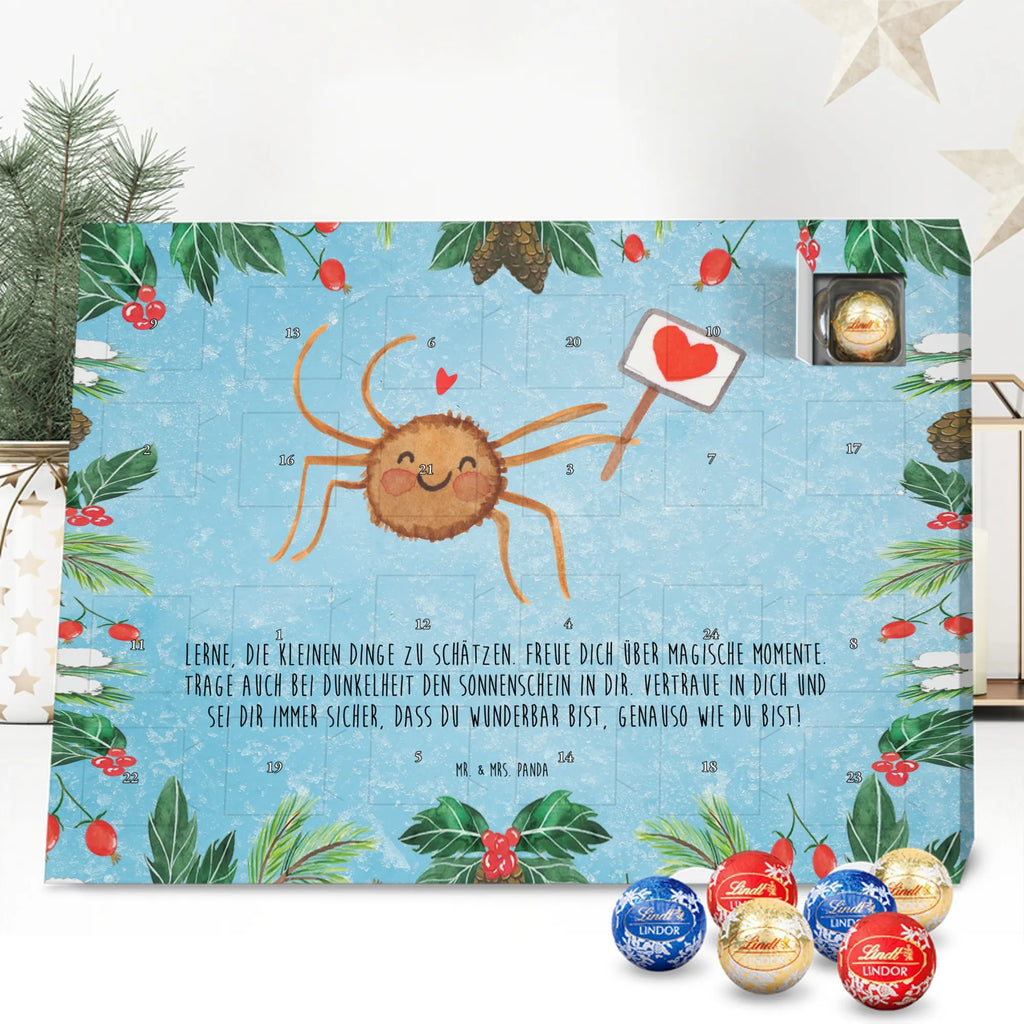 Chocolate advent calendar Spider Agatha Motivation Spider, Spider Agathe