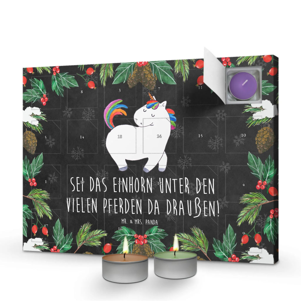 Scented candle advent calendar unicorn Swagger proud, different, horse, girlfriend, riding, riding gift, riding present, equestrian