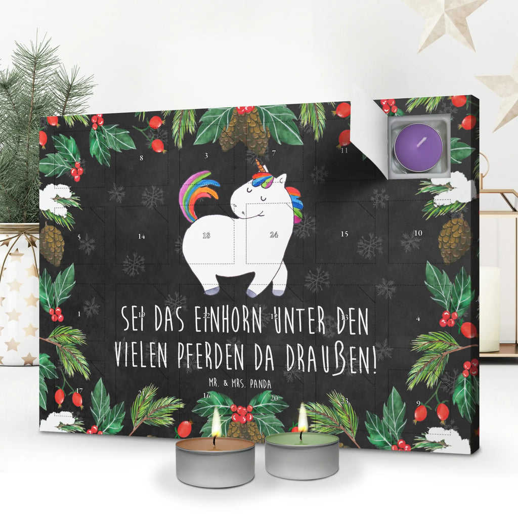 Scented candle advent calendar unicorn Swagger proud, different, horse, girlfriend, riding, riding gift, riding present, equestrian
