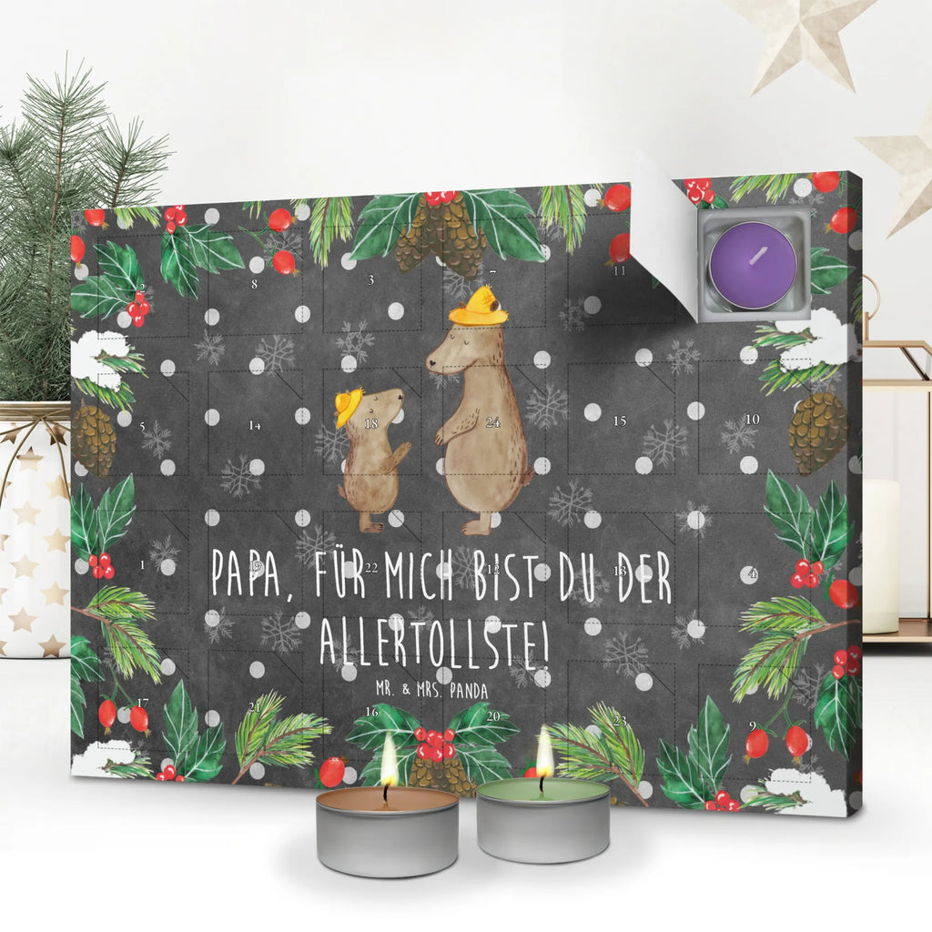 Scented candle advent calendar Bears with hats Father's Day, Mother's Day, father, role model, father's day, sons, child, children, father-son, favourite person, son