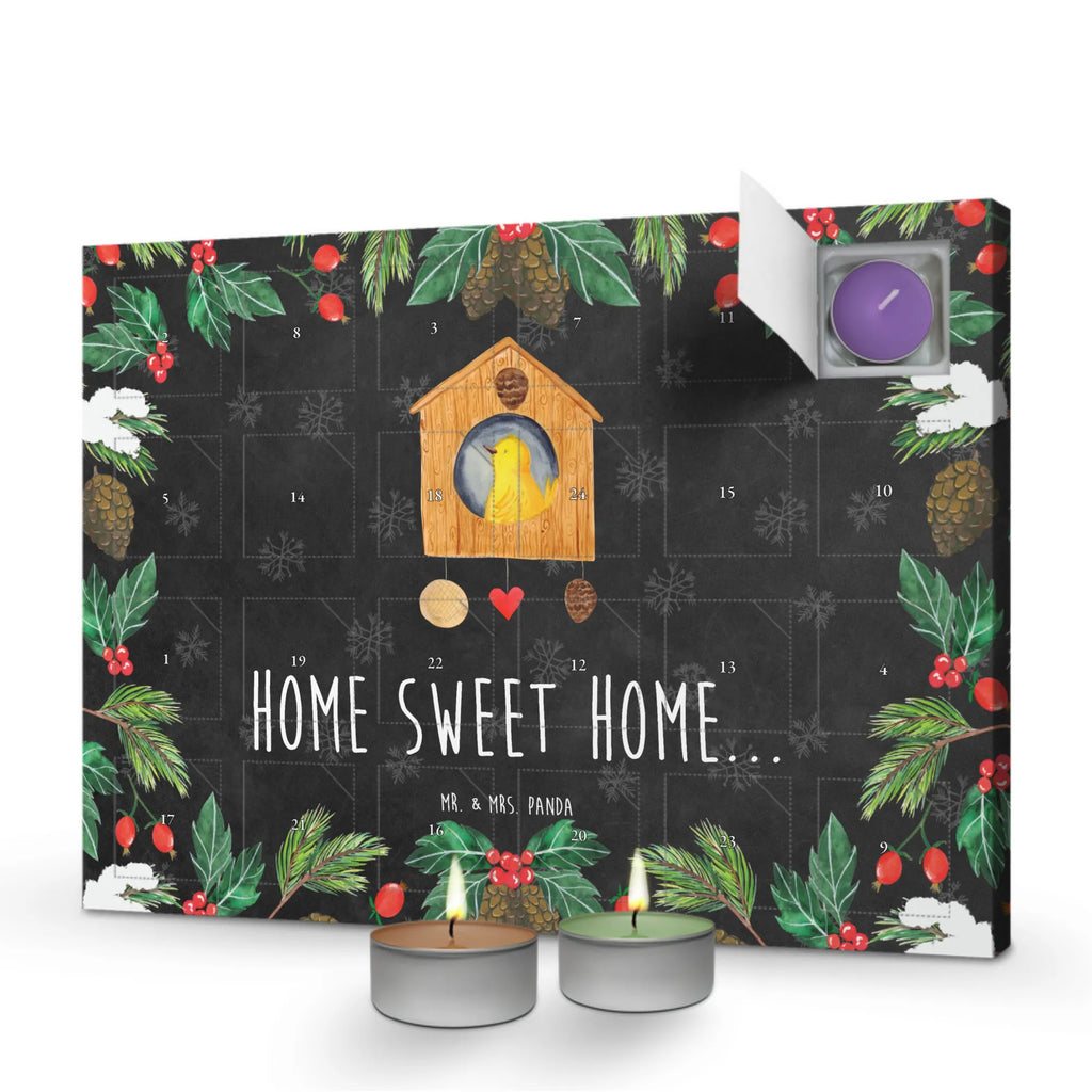 Scented candle advent calendar birdhouse Home card, gift ideas, gifts, animal lover, special gifts, cute animal motives, hand drawn, small animals, good mood, cute, funny sayings, moving in, moving gift, bird, birdhouse, gift, house building, moving out