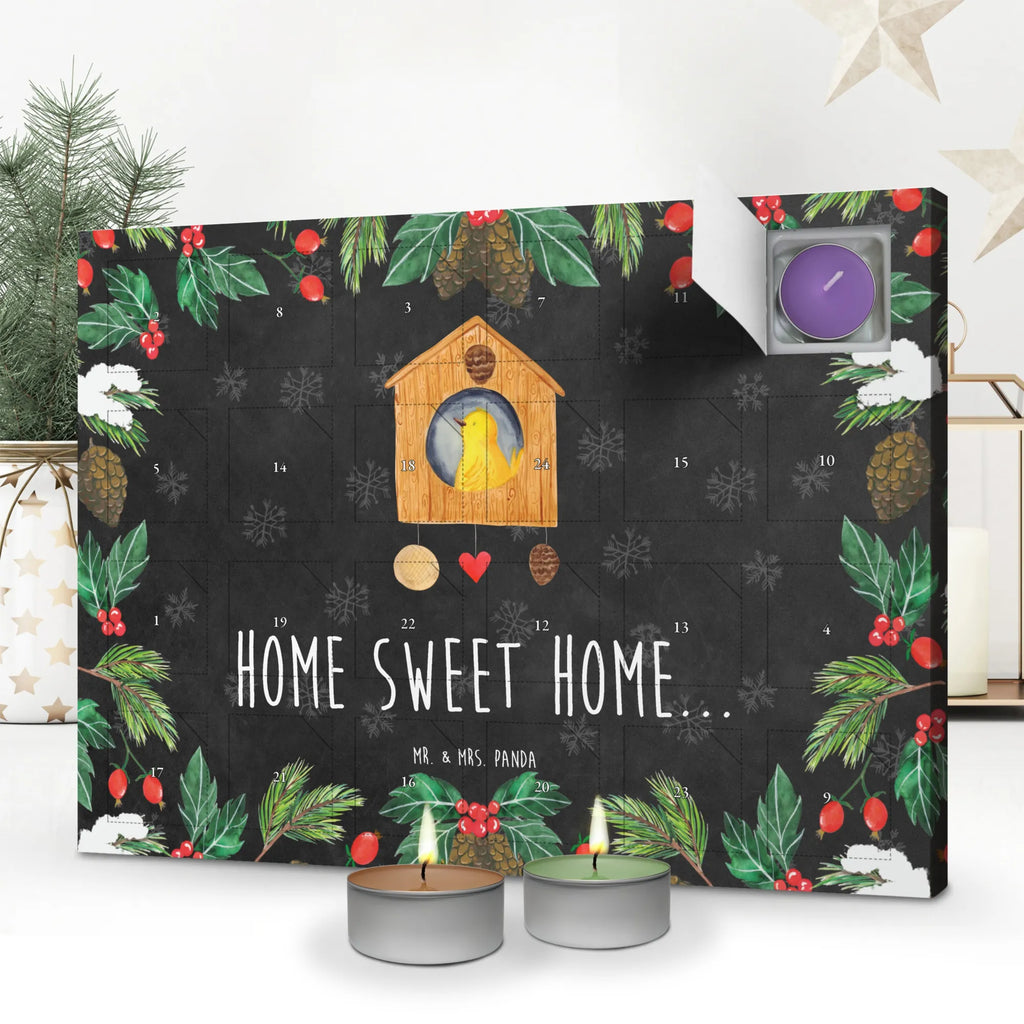 Scented candle advent calendar birdhouse Home card, gift ideas, gifts, animal lover, special gifts, cute animal motives, hand drawn, small animals, good mood, cute, funny sayings, moving in, moving gift, bird, birdhouse, gift, house building, moving out