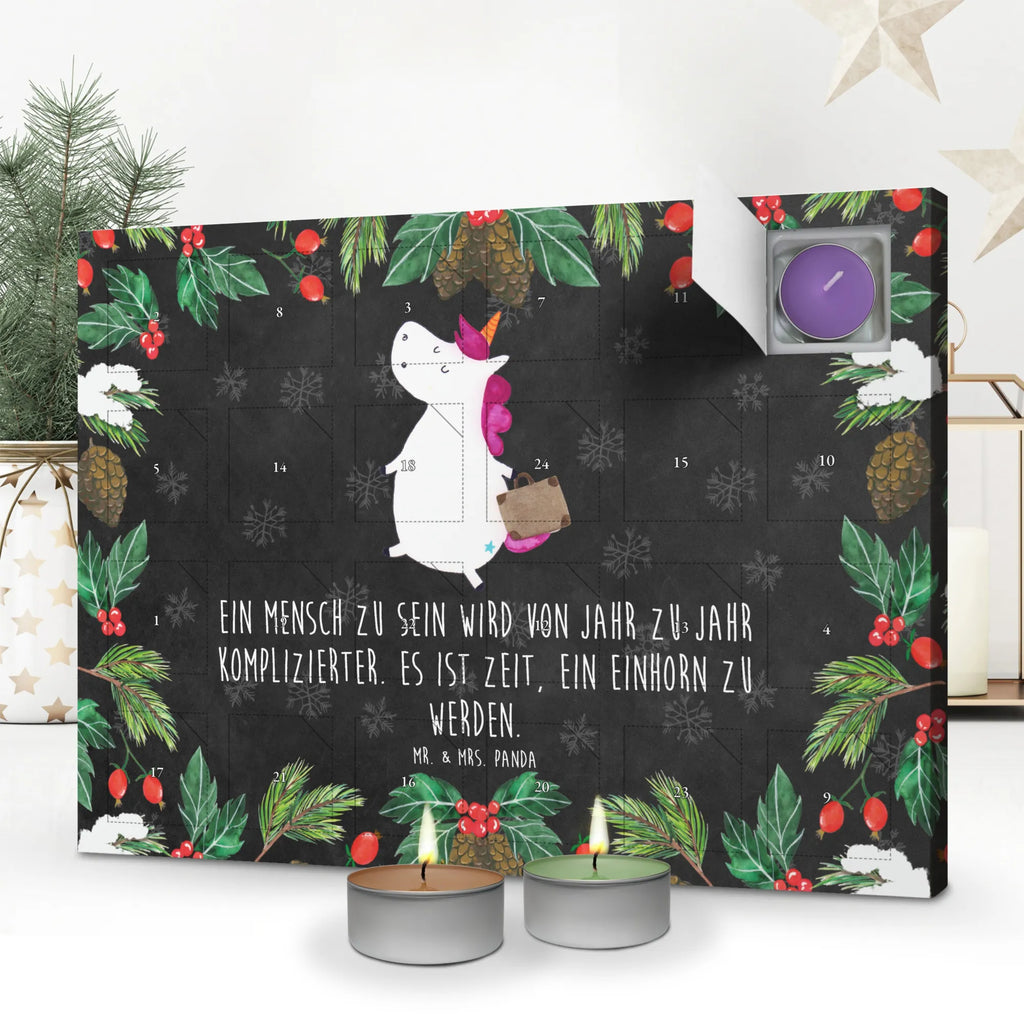 Scented candle advent calendar unicorn Suitcase travel, adventure, holiday present, traveler gift, suitcase, luggage