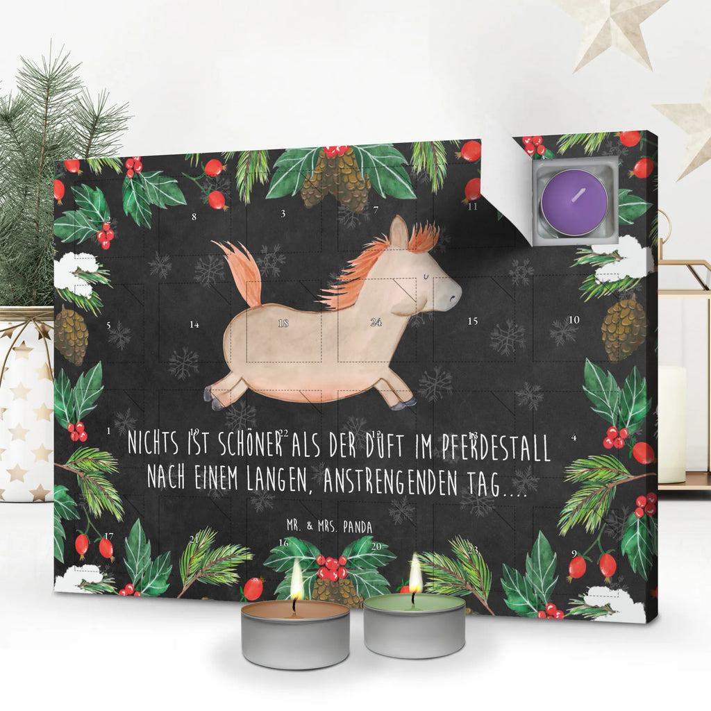 Scented candle advent calendar Horse Jump animals, farm animals, farm, riding out, horse, horses, riding, horse owner, horse stable, stable