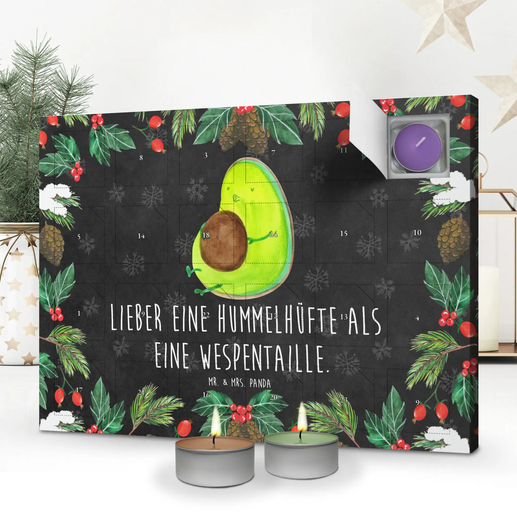 Scented candle advent calendar avocado Pipes vegetables, diet, nutrition, being fat, losing weight, chubby