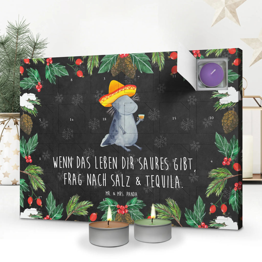 Scented candle advent calendar axolotl tequila salamander, Axelotl, marine animals, Mexican walking fish, Tail Lurch, Lemon, Fire Dragon, Saying, Amphibian, Fire Salamander