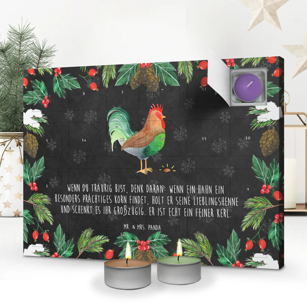 Scented candle advent calendar Faucet grain animals, farm animals, farm, corn, eggs, nature, hen, cock