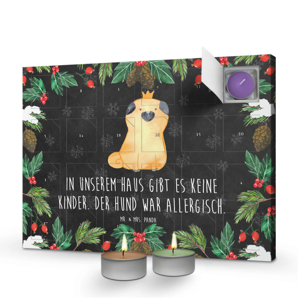 Scented candle advent calendar pug Crown dog breed, hound, bag with dog print, mutt, what do you give a dog lover, dog mama, Christmas gifts for dogs, dog decorative items, funny gifts for dog owners, dog sayings, love dogs, woof, love for dogs, gifts for dogs, childless, Pug, allergic, house rules, dog owners. Saying