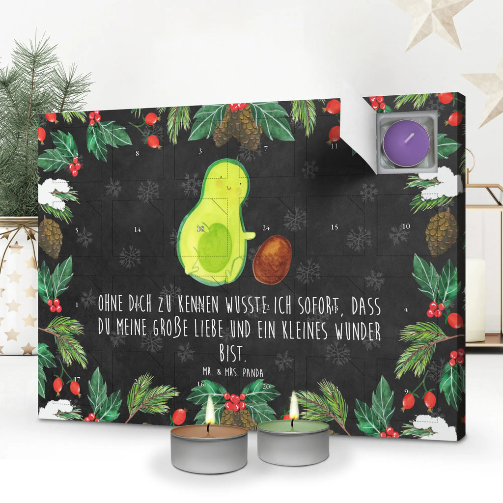 Scented candle advent calendar avocado core rolls vegetables, birthday, infant, first child, birth, big love, pregnancy, for birth, child