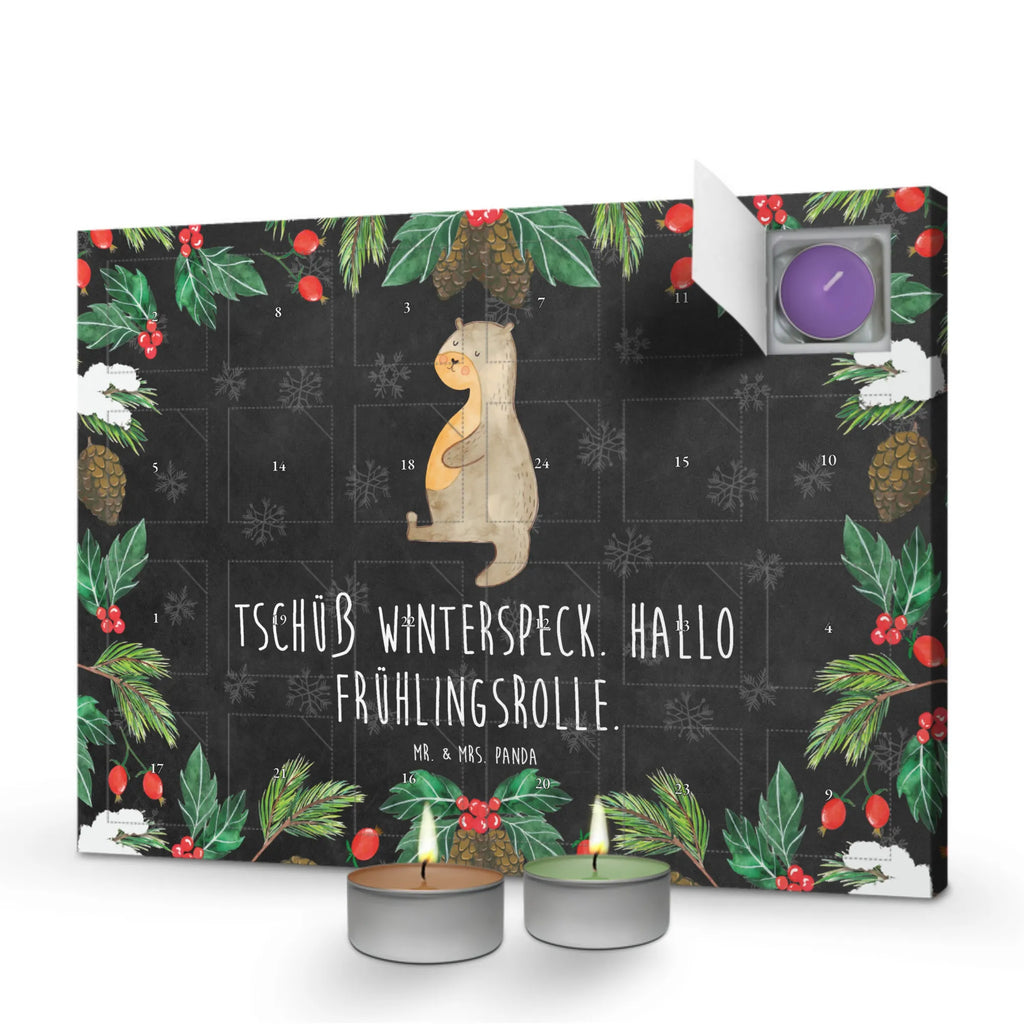 Scented candle advent calendar otter Belly animal lover, mammal, marten, otter gifts, sea otter, animal, European otter, water, baby otter, gift ideas for animal lovers, water animal, gifts for people in love, aquatic animal, water mammal, predator, Otter Sea Otter Lake Otter
