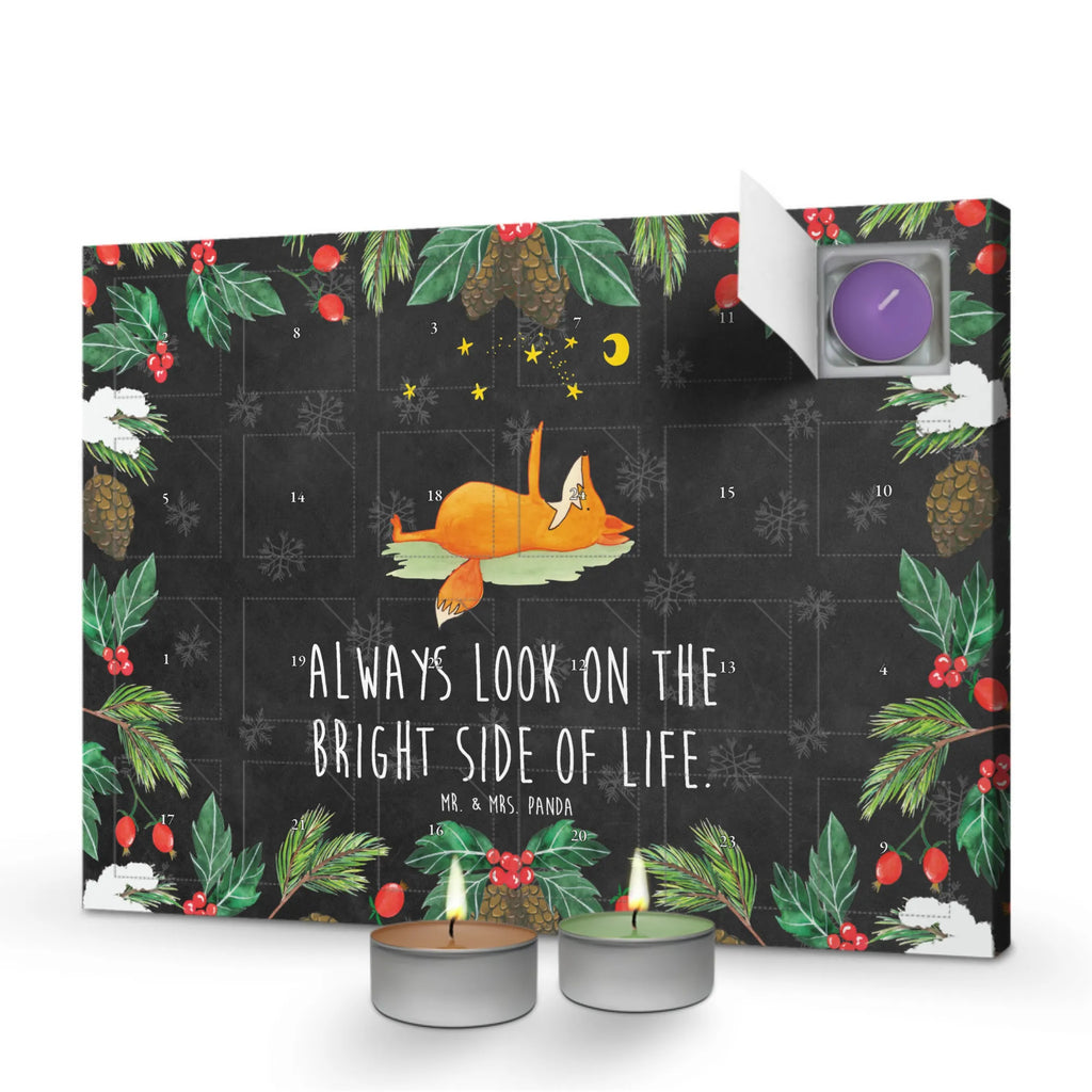 Scented candle advent calendar Fox Stars animal lover, clever as a fox, foxes, forest wildlife, Saying beautiful, Romance, Saying positive, words of consolation