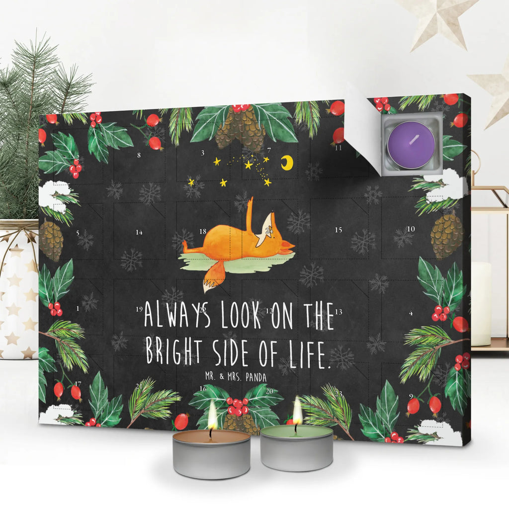 Scented candle advent calendar Fox Stars animal lover, clever as a fox, foxes, forest wildlife, Saying beautiful, Romance, Saying positive, words of consolation