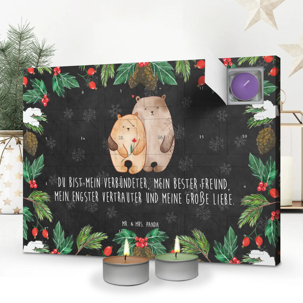 Scented candle advent calendar Bears in love Loving, Two, Together, Marriage, Proposal of marriage, Love gift, gift for her, gift for him, anniversary gift, Engaged, Boyfriend, Bears, Gift Friend, Proof of love, Gift Wedding, In love, Wedding anniversary, Married, Gift Girlfriend, Anniversary, Girlfriend