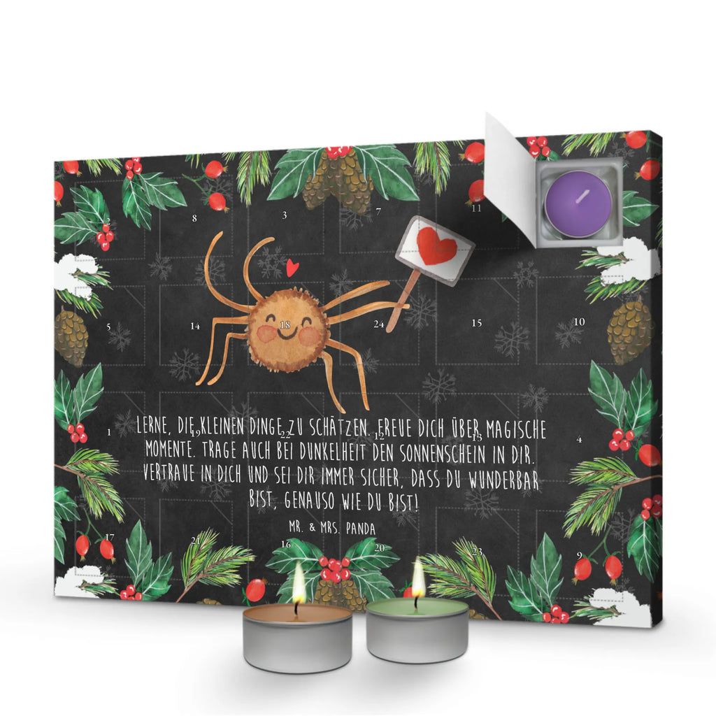 Scented candle advent calendar Spider Agatha Motivation Spider Agathe, Spider