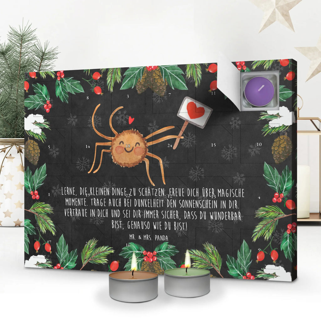 Scented candle advent calendar Spider Agatha Motivation Spider Agathe, Spider