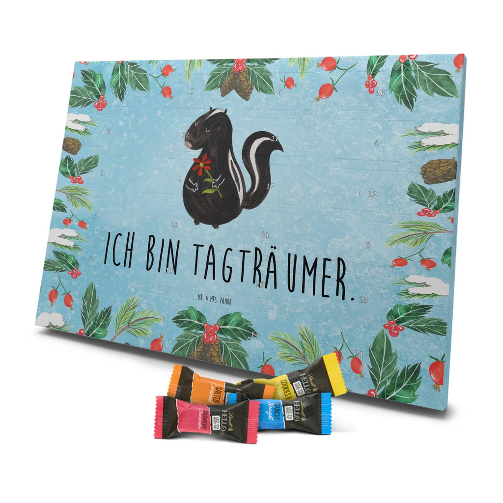 Chocolate advent calendar skunk flower wild animal, daydreamer, predator, dreamy, stink