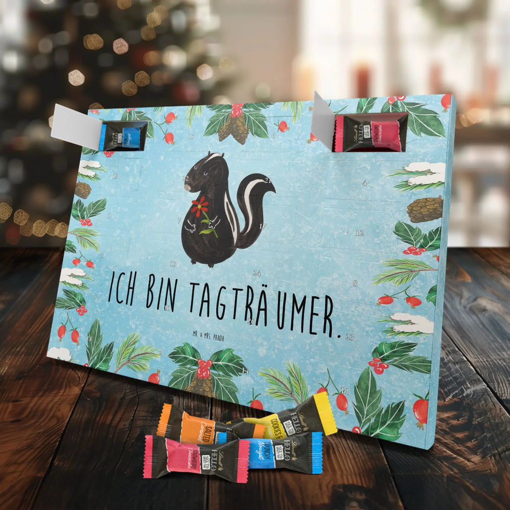 Chocolate advent calendar skunk flower wild animal, daydreamer, predator, dreamy, stink