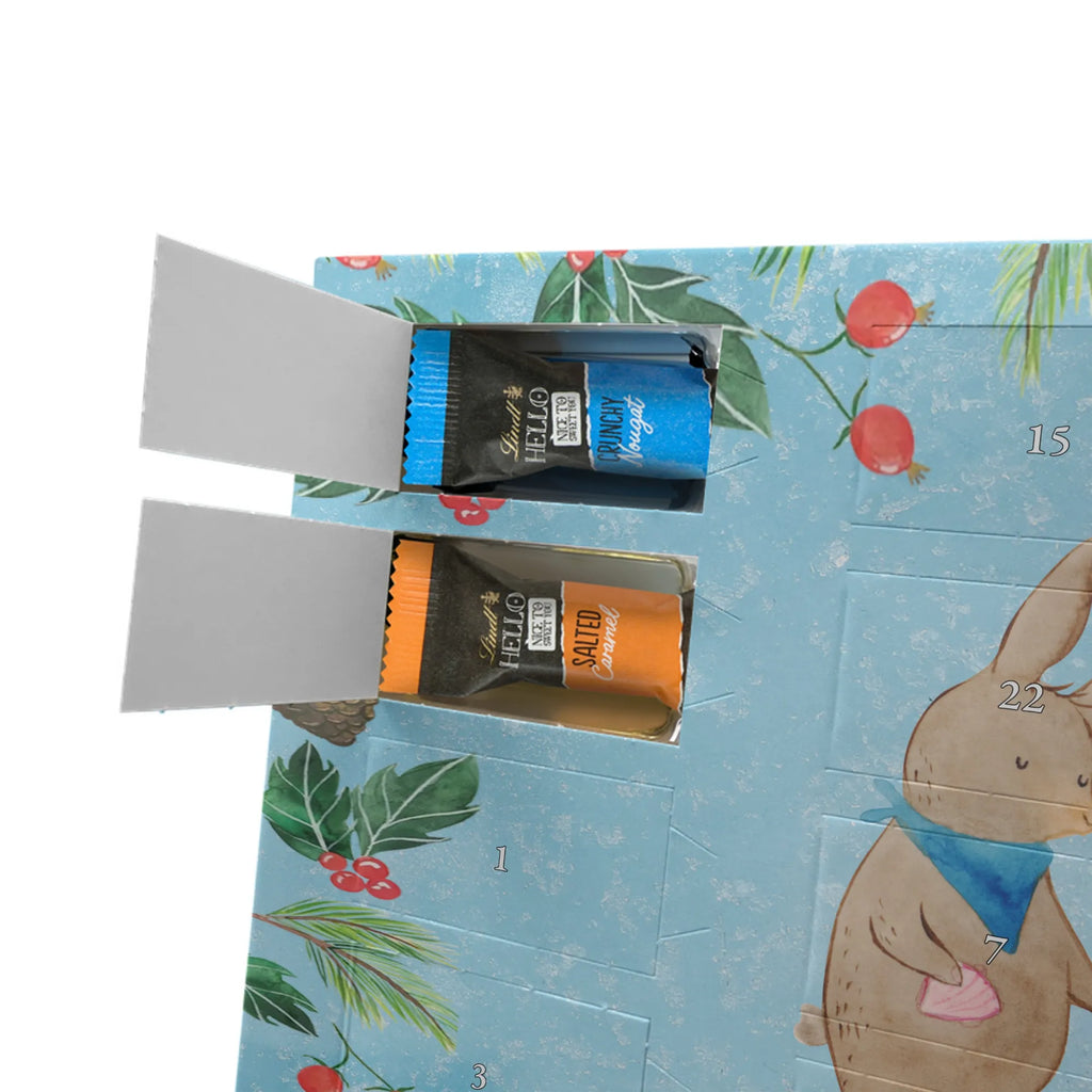 Chocolate advent calendar Bunnies with seashell Father's Day, Mother's Day, rabbits, girlfriends, collecting shells, girlfriend, shells, best friend