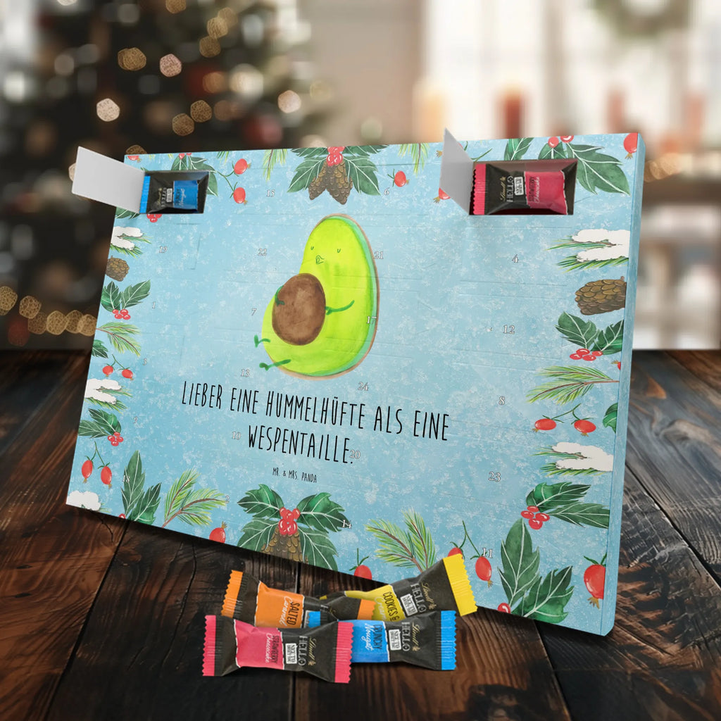 Chocolate advent calendar avocado Pipes vegetables, chubby, being fat, diet, losing weight, nutrition