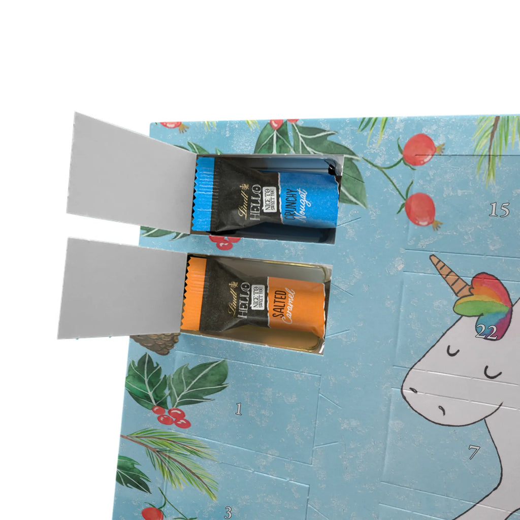 Chocolate advent calendar unicorn happy joy of life, fun, cheerful, joy