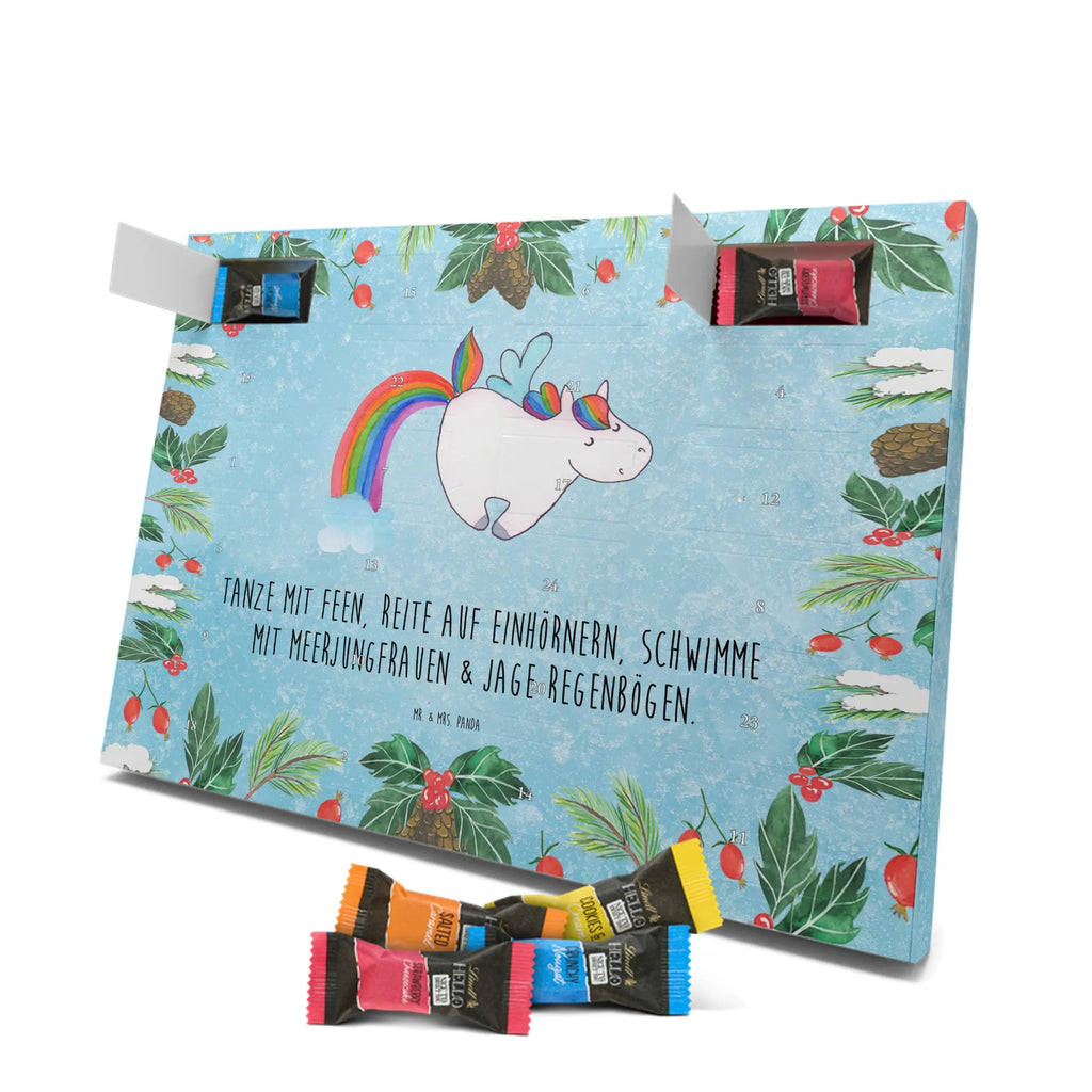 Chocolate advent calendar unicorn Pegasus growing up, pegasus, rainbow, reality, playing, unicorn love, saying fun