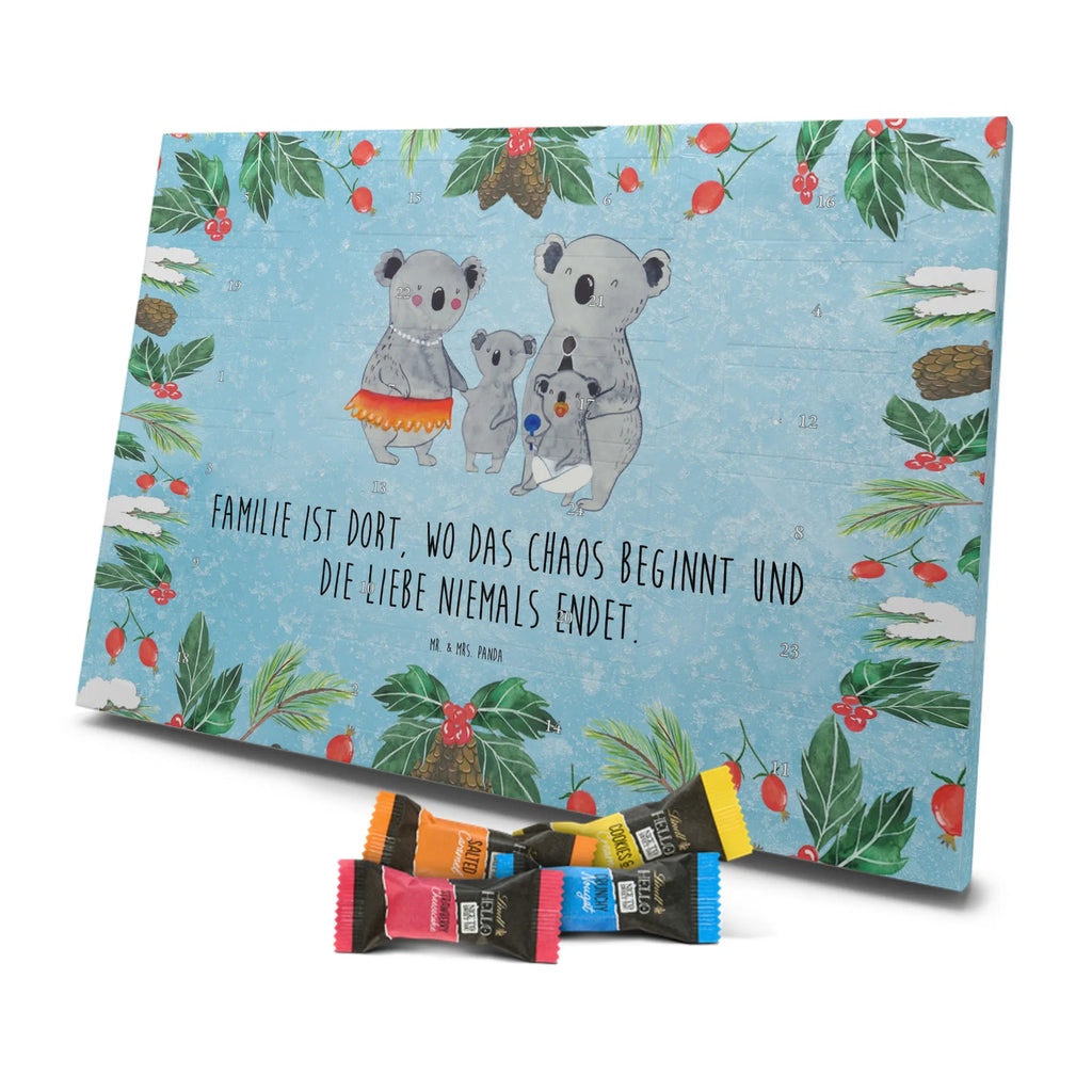Chocolate advent calendar Koala Family Father's Day, Mother's Day, children, siblings, family life
