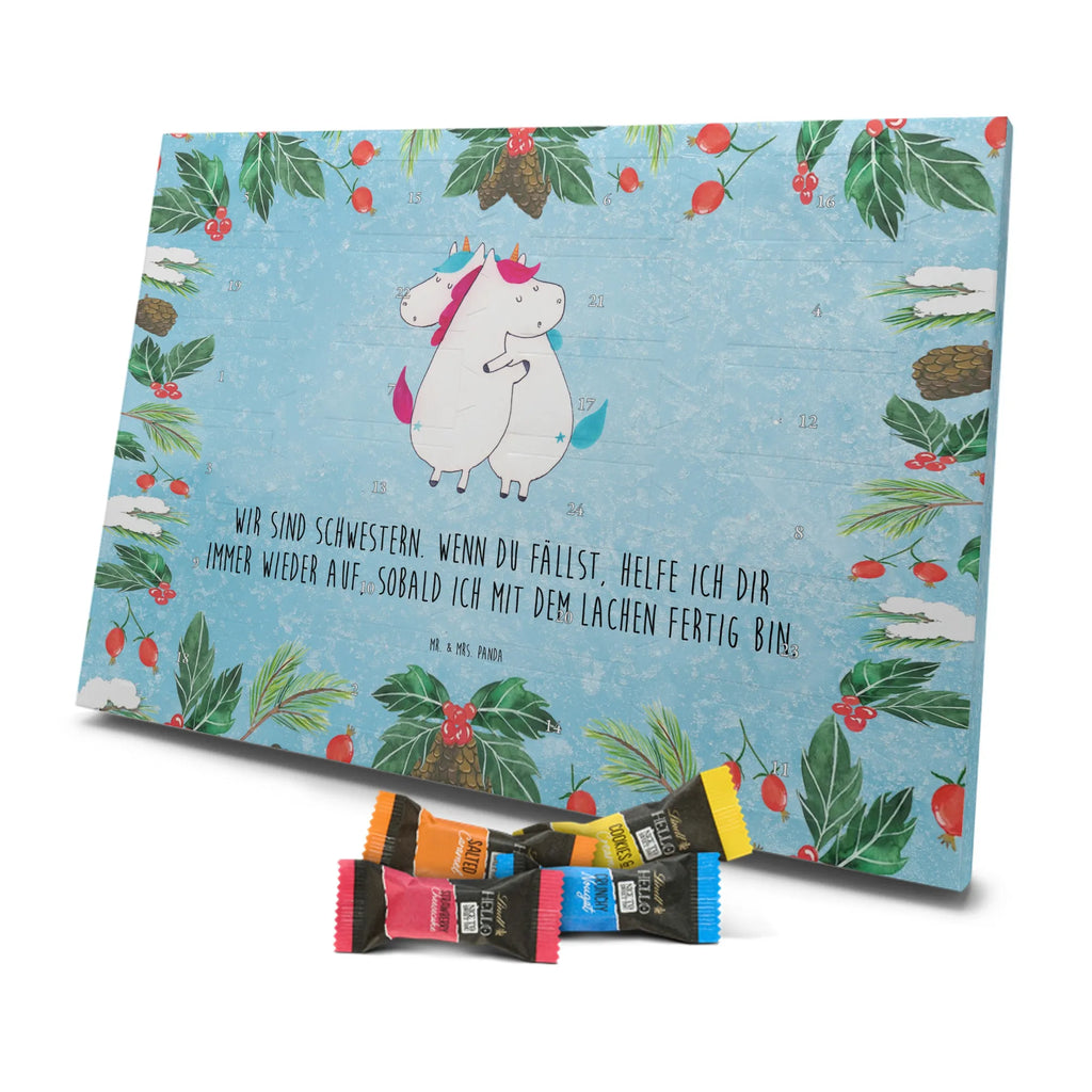 Chocolate advent calendar unicorns Embrace Siblings, Sisters, Girlfriends