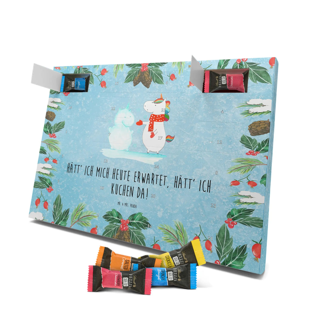 Chocolate advent calendar unicorn snowman Gloves, present, Cap, winter gift, Cake, Snowman, Cold, Snow, Christmas Motif