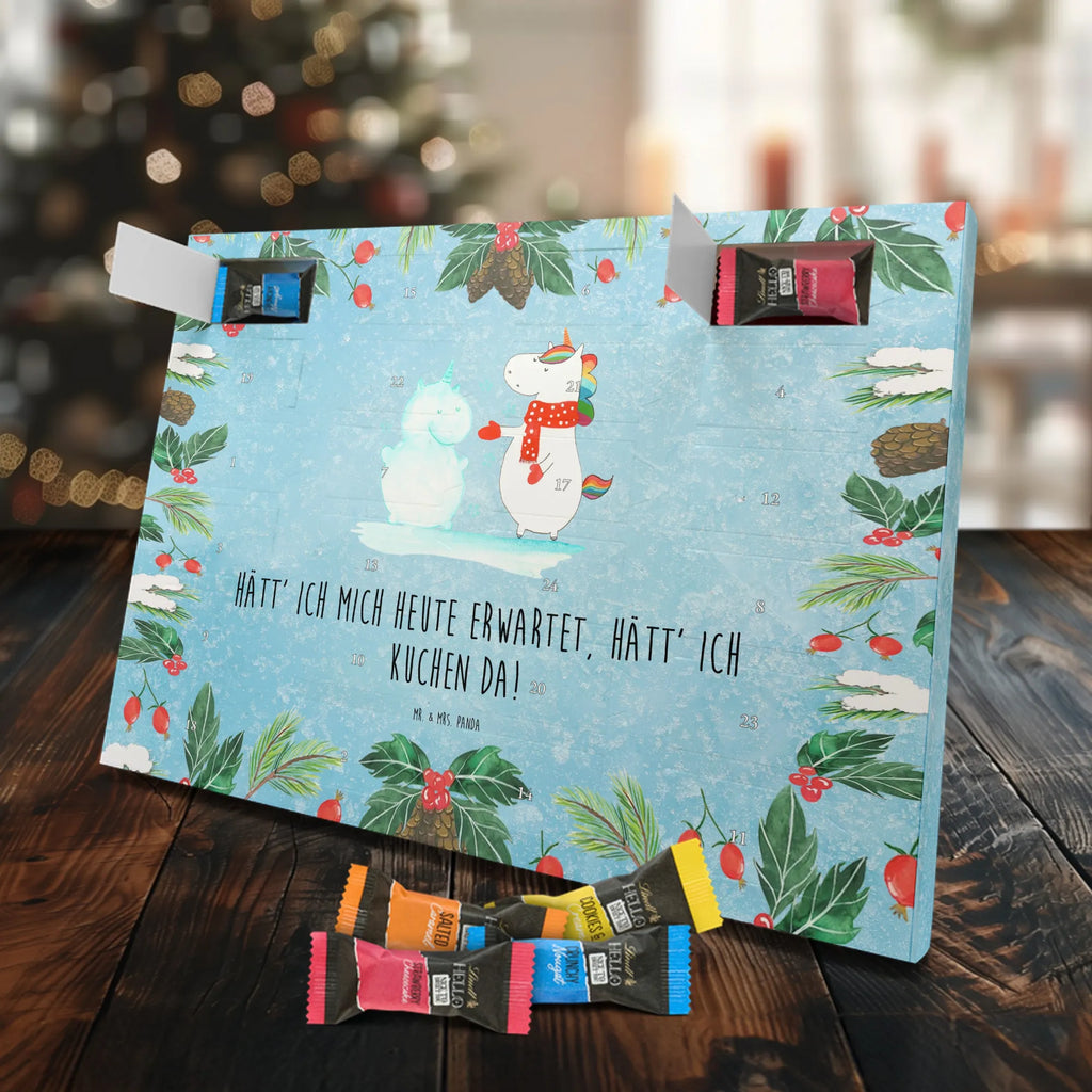 Chocolate advent calendar unicorn snowman Gloves, present, Cap, winter gift, Cake, Snowman, Cold, Snow, Christmas Motif