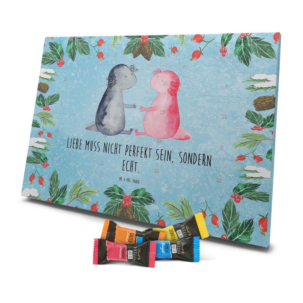 Chocolate advent calendar axolotl Love Mexican walking fish, Axelotl, marine animals, salamander, fiancé, amphibian, friend, husband, valentine's day, proof of love, anniversary, great love, tail