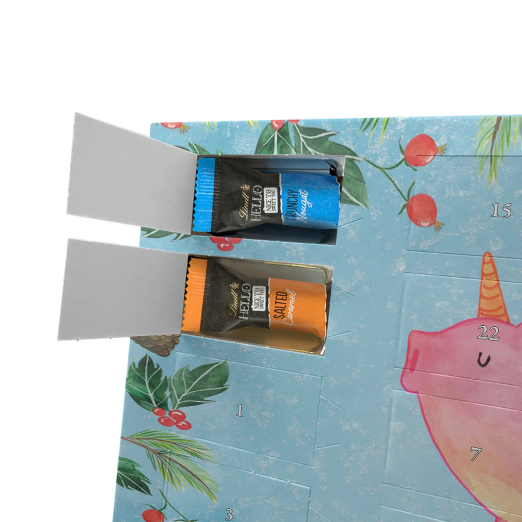 Chocolate advent calendar unicorn Pig piggycorn, pigcorn, girlfriend gift, Funny saying